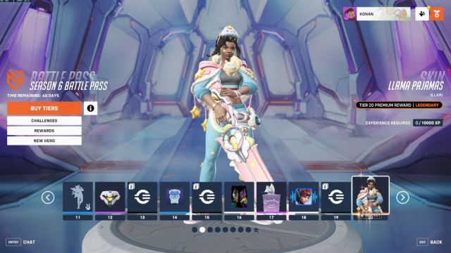 Pase de batalla de la temporada 6 de Overwatch 2