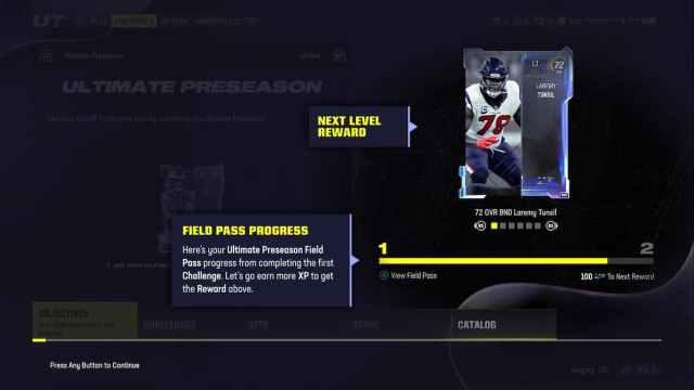 Desbloqueo de recompensas de nivel 24 de MUT Madden