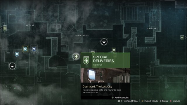 Quiosco de entrega especial de Destiny 2