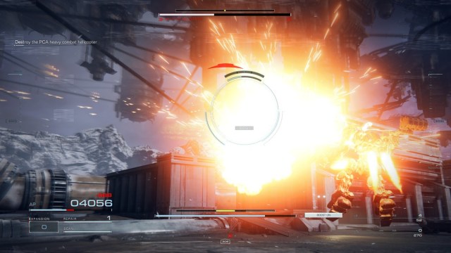 Tipos de armas y daños en el explosivo Armored Core VI