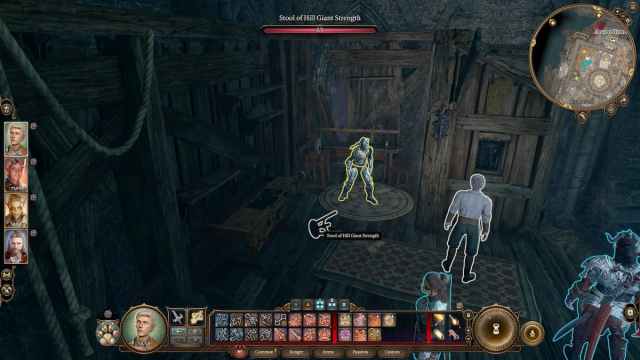 Taburete de Hill Giant Strength en Baldur's Gate 3