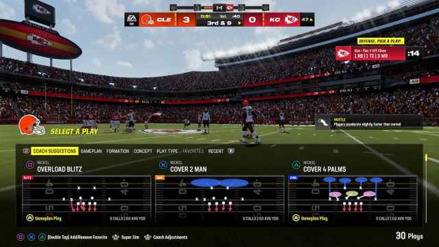 Detener la carrera Madden 24