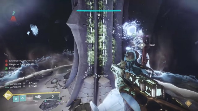 Enciende una linterna en el encuentro con Abyss en la incursión Crota's End de Destiny 2