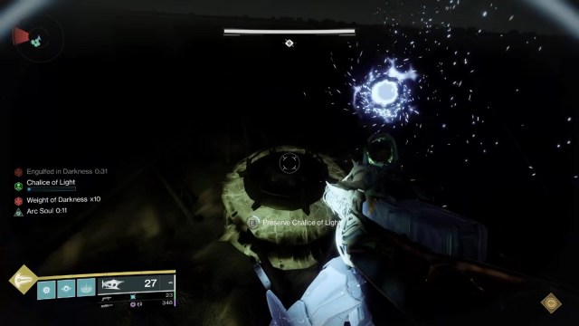 Preserva el Cáliz de la Luz en la incursión Cropta's End de Destiny 2