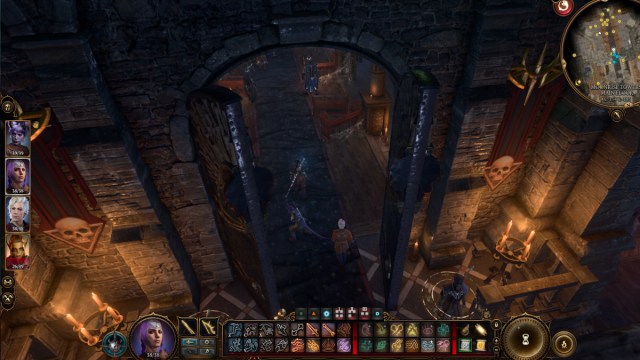 Puertas a la sala principal de Moonrise Towers en BG3