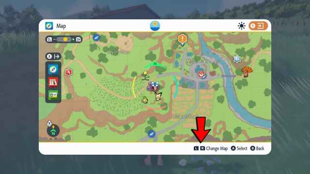 Cambiar tarjeta en Teal Mask Pokémon Scarlet & Violet DLC