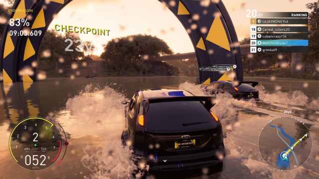 El agua te frena mucho en The Crew Motorsport