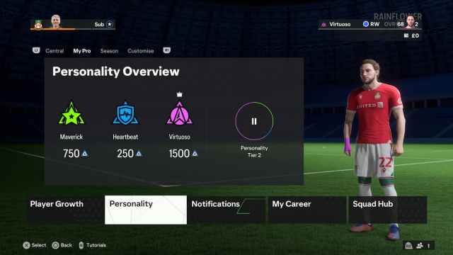 Bonificación de puntos de personalidad por reserva de EA FC 24