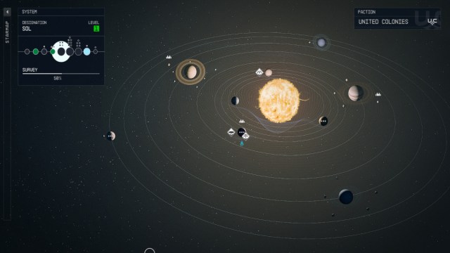 Starfield quels sont tous les systèmes stellaires du jeu