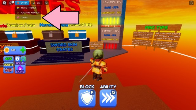 code de bola de lâmina roblox