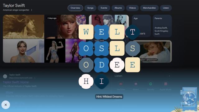 Taylor Swift Vault Puzzle Palabras Revueltas Google