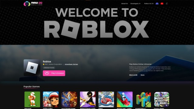 Cómo jugar Roblox en Now GG - Geekflare