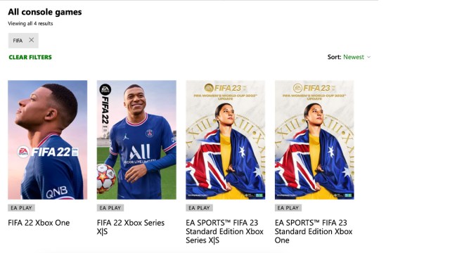 FIFA 22 y 23 disponibles en Xbox Game Pass 