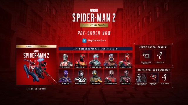 Bonificaciones de la Edición Digital Deluxe de Spider-Man 2