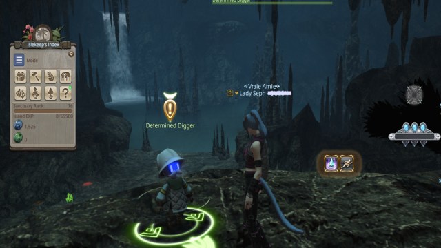 Final Fantasy 14 dónde encontrar el NPC Excavador Determinado