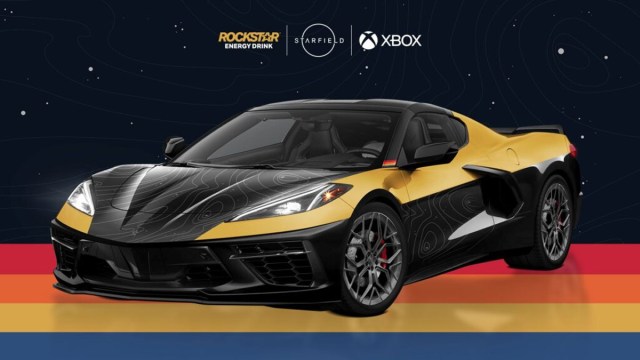 Precio del Corvette Stingray 2023 inspirado en Starfield en la promoción de Rockstar