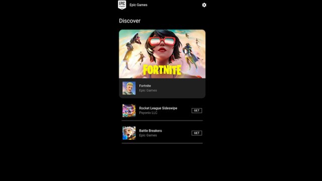 Epic Games    Pantalla de instalación del juego Store