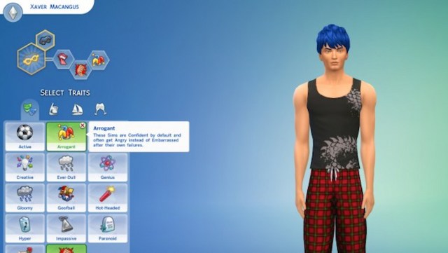 Mod de traits de caractère des Sims