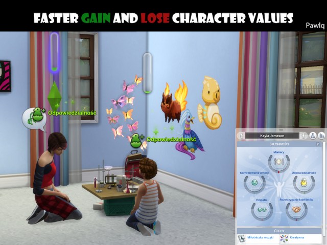 Mod de valeur de personnage Sims