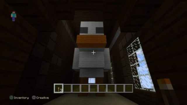 Meilleures graines PS4 Minecraft, The Giant Chicken Mansion