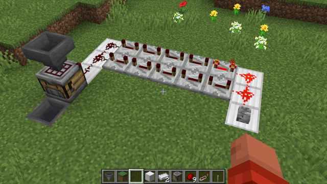 Creación automática de artesanos en Minecraft.