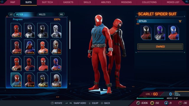 Comment débloquer tous les costumes dans Spider-Man 2