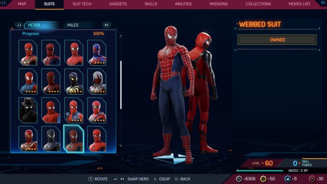 Comment débloquer tous les costumes dans Spider-Man 2