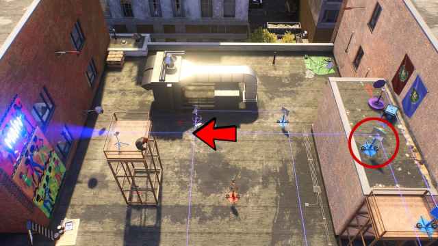 Parte final del tercer rompecabezas del Blue Path Puzzle Senior Park en Spider-Man 2