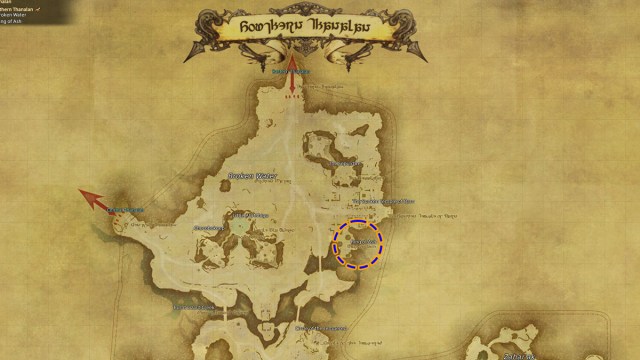 Zone quotidienne d'Amalj'aa dans FFXIV