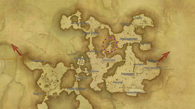 Zone quotidienne Ixali dans FFXIV