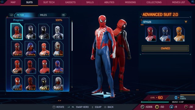 Comment débloquer tous les costumes dans Spider-Man 2