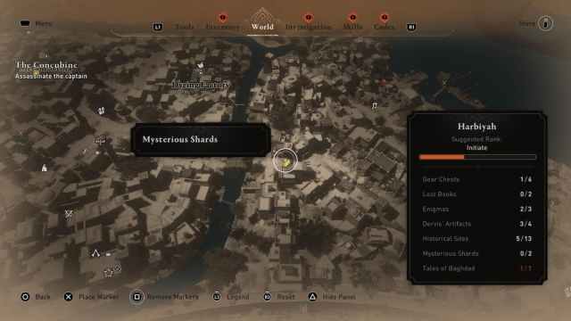 Fragmentos misteriosos de Assassin's Creed Mirage