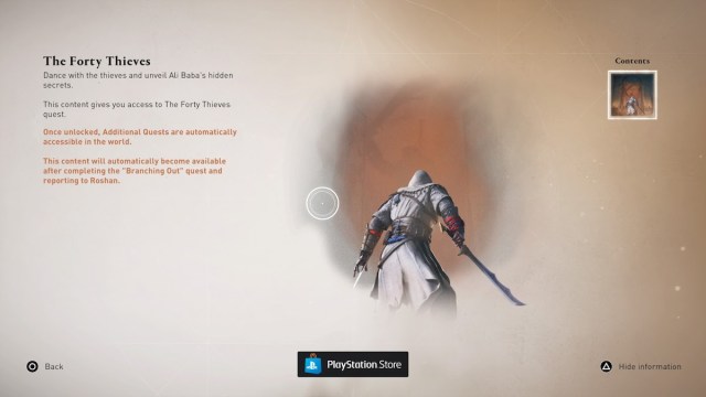 Assassin's Creed Mirage Quest de los cuarenta ladrones