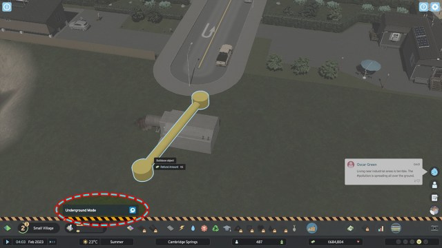 Modo subterráneo en Cities Skylines 2