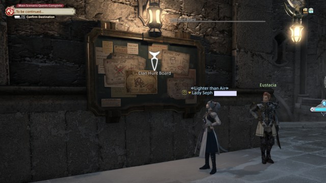 Final Fantasy 14 dónde encontrar marcas de caza de clanes