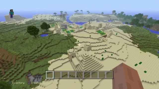 Meilleures graines Minecraft PS4, Desert Utopia