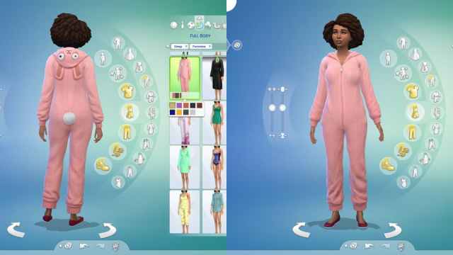 Mono rosa en Los Sims 4