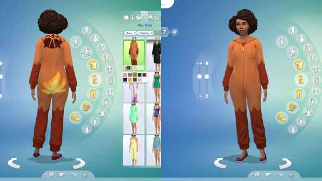 Mono naranja en Los Sims 4