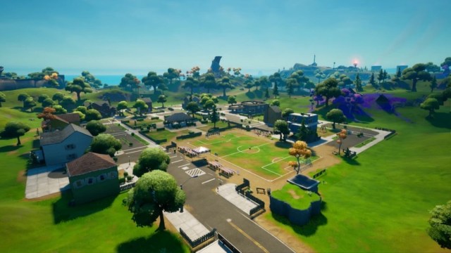 fortnite Y lugar de aterrizaje parque agradable