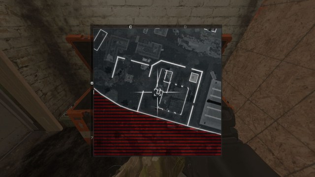 Mapa táctico del reactor MW3.