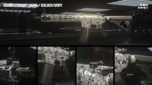 Camuflaje de dominio del marfil dorado en Modern Warfare 3 Zombies