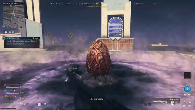 Tarea de control de esporas en Modern Warfare 3 Zombies