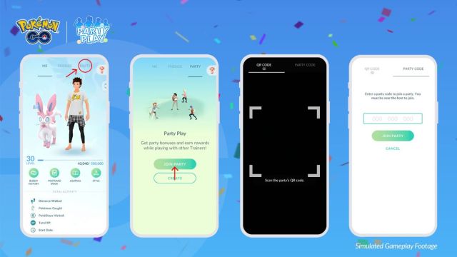 Cómo unirse al modo fiesta de Pokémon GO