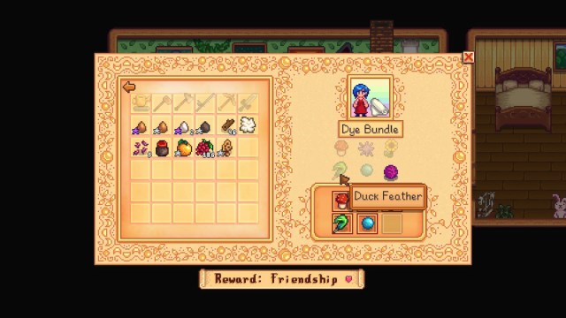 Paquete de tintes del Centro Comunitario de Stardew Valley Pluma de pato