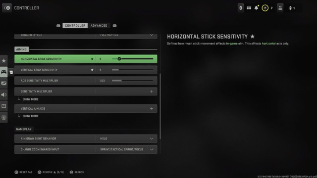 configuración del controlador call of duty modern warfare 3 mw3