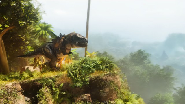 Una montura de dinosaurio en ARK Survival Ascended