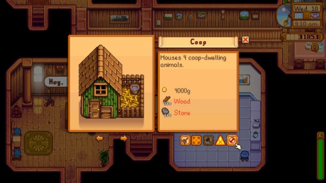 Stardew Valley Coop compra Robin