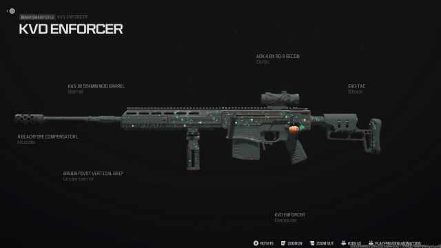 Mejor Equipamiento De KVD Enforcer En Modern Warfare 3 (MW3)