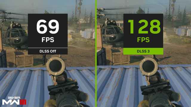 Comparación de DLSS para requisitos de FPS MW3 para PC