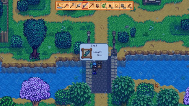 pesca de sábalo en Stardew Valley